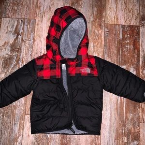 North Face Baby Puffer Reversible Size 6-12 months